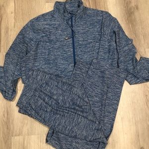 Zip Front Active Set- Royal Blue